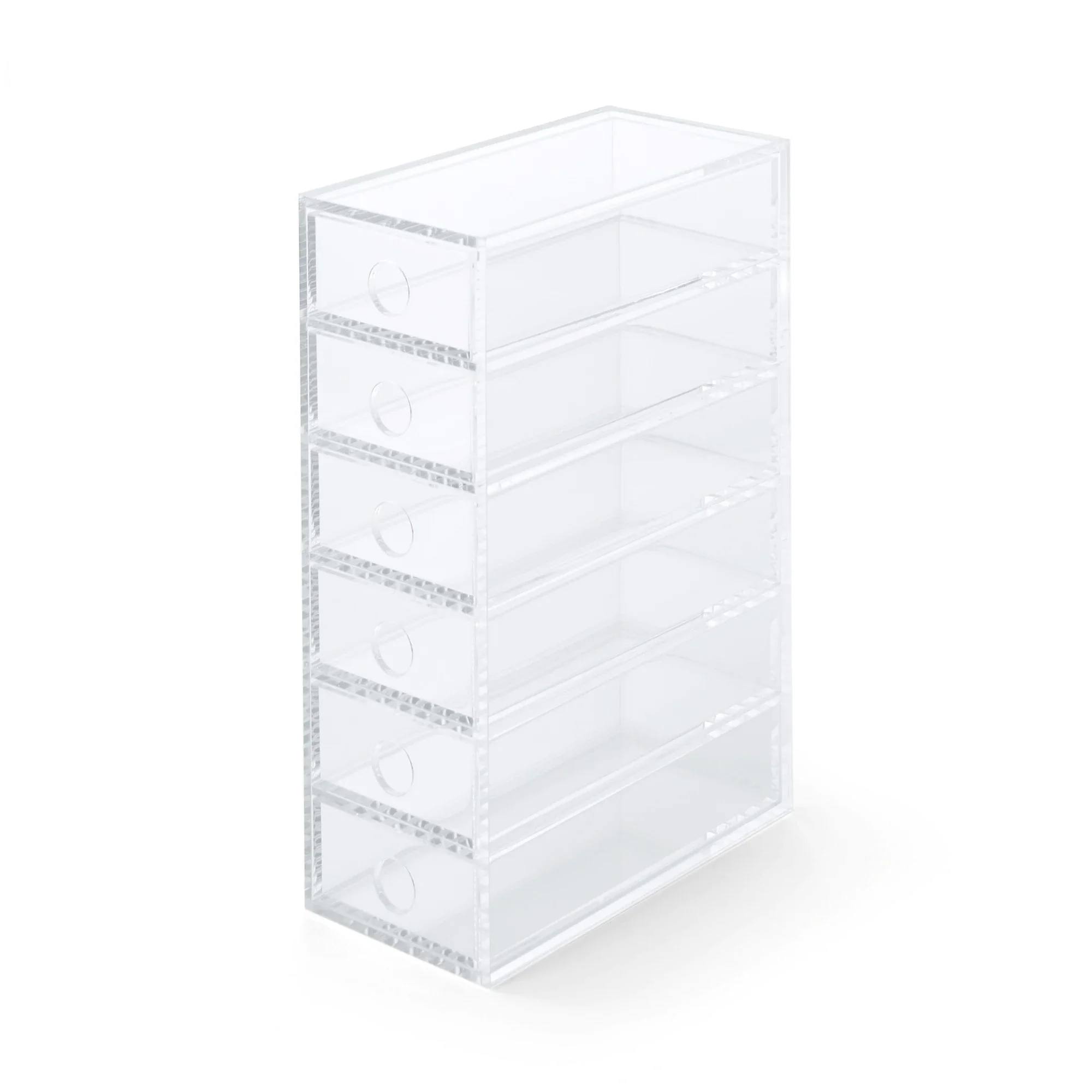 Acrylic Storage 6 Drawers Cubby