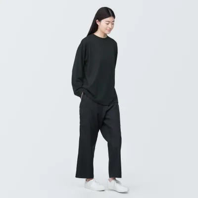 Labo Unisex Easy-Clean Quick Dry Crew Neck Long Sleeve T-Shirt