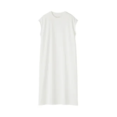 Vestido de manga francesa de punto jersey de 2 cabos para mujer
