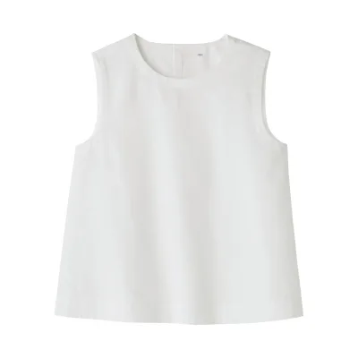Women's Hemp Cotton Sleeveless Blouse
