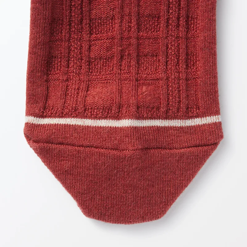 Warm Pile Cotton Patterned Stitch Socks