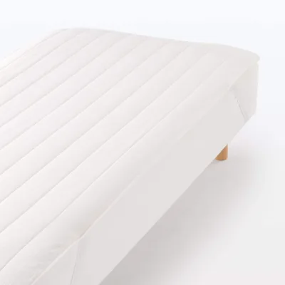 Cotton Seersucker Quilted Pad - Double