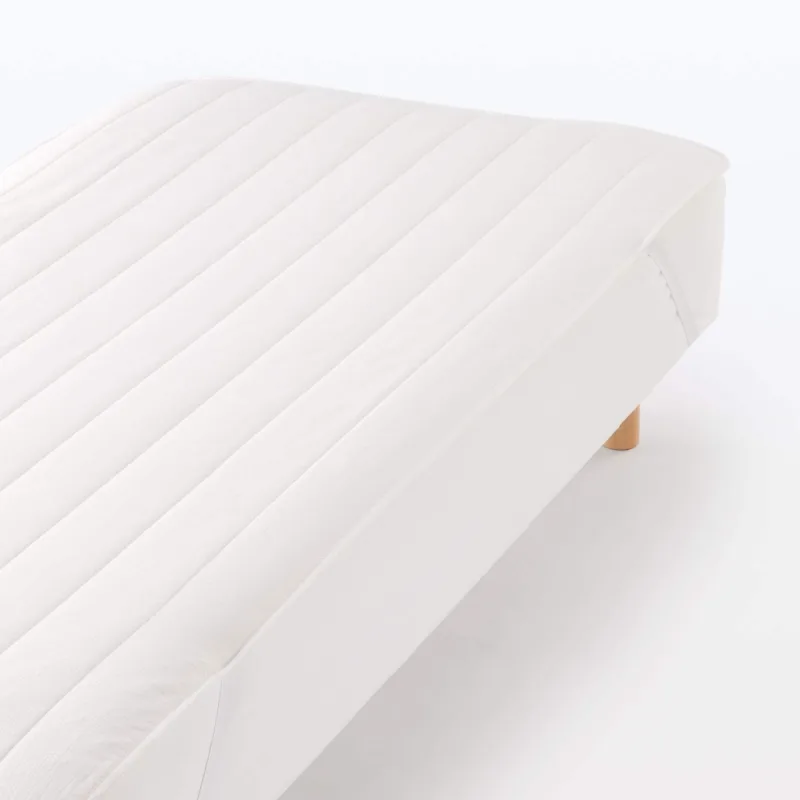 Cotton Seersucker Quilted Pad - Double