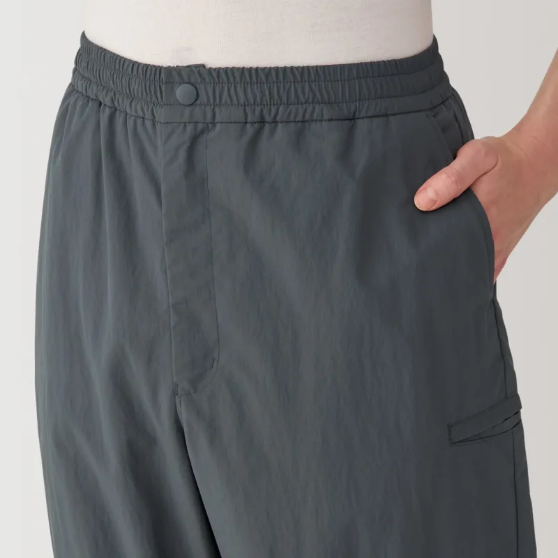 MUJI Men's Windproof Water Repellent Outdoor Pants with Brushed Lining