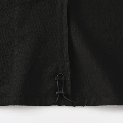 MUJI Women's Airy Seersucker Shirt Jacket with Ventilation Holes