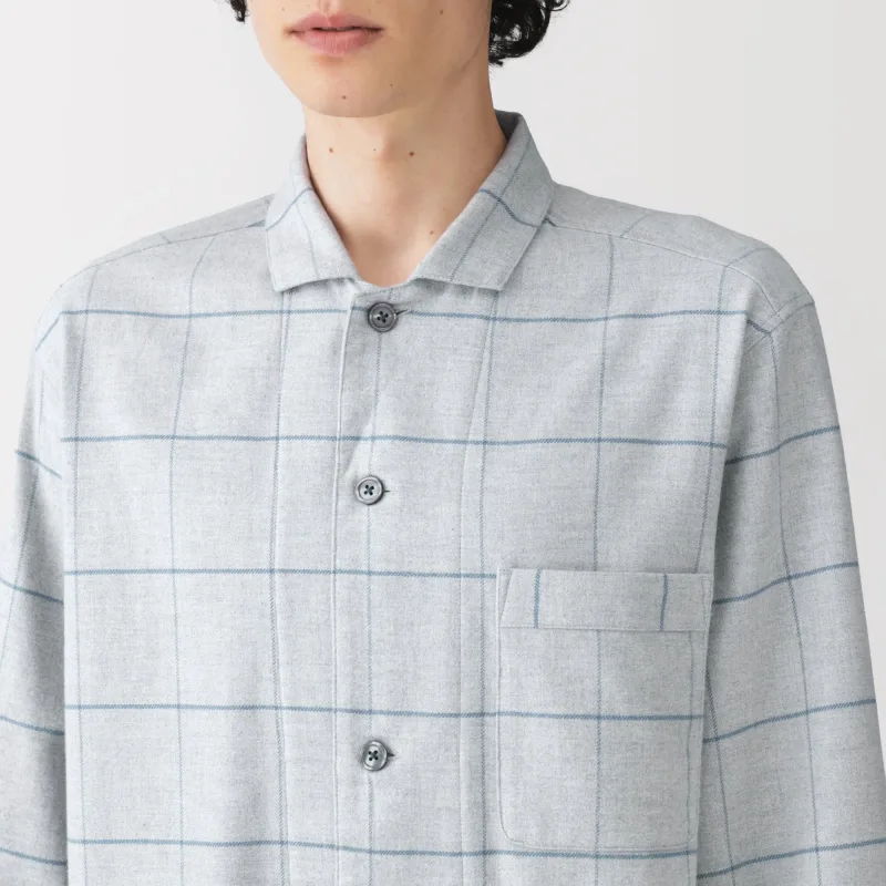 Sidesømløse flanellpyjamaser