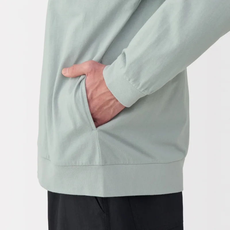 Cárdigan de malha de jersey com decote em V para homem
