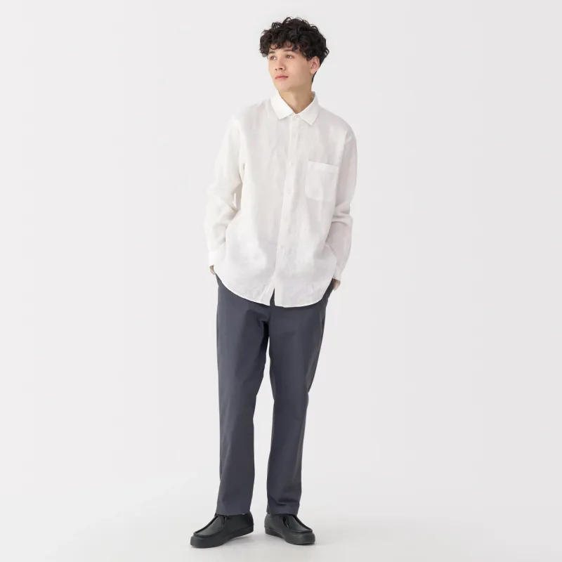 Men's Washed Linen Shirt