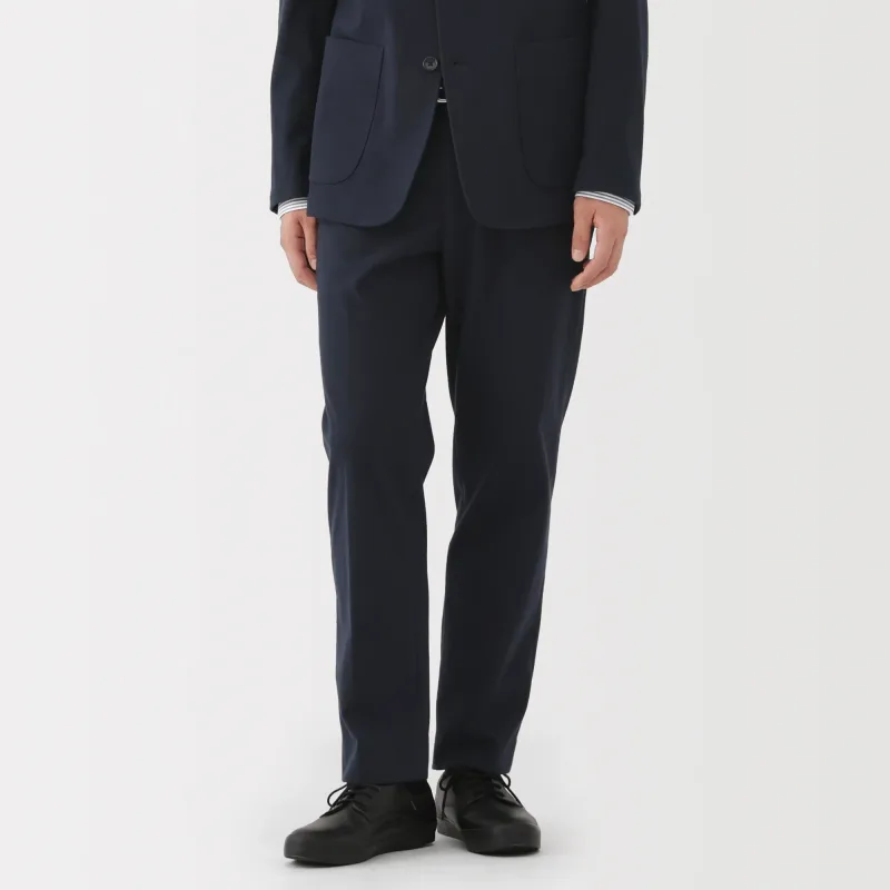 Brushed Flat Front Pants
