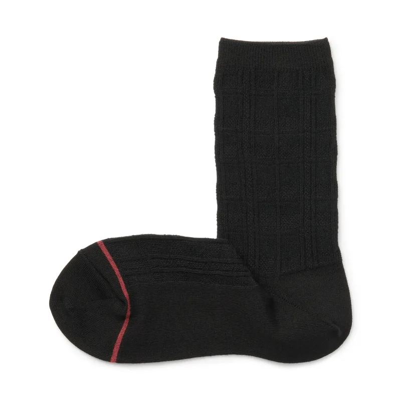 Warm Pile Cotton Patterned Stitch Socks
