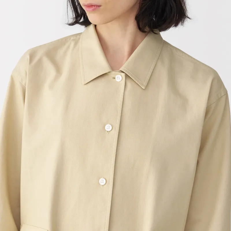 Labo Women's Washi Blend Twill Shirt Dress