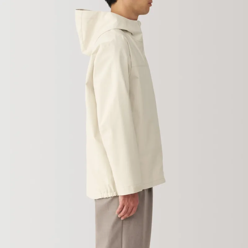 MUJI miesten vedenpitävä hupullinen takki kerrospukeutumiseen