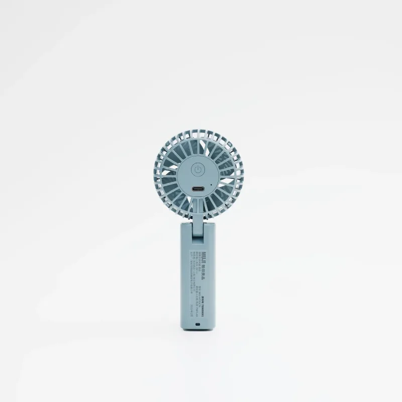 Rechargeable Compact Handheld Fan - Blue