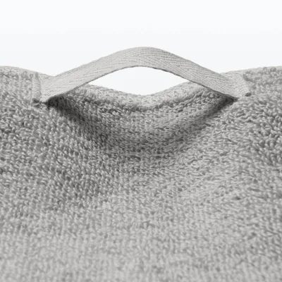 Grande asciugamano da bagno in cotone twin pile con passante