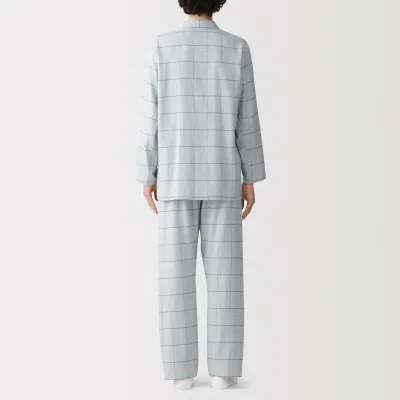 Sidesømløse flanellpyjamaser