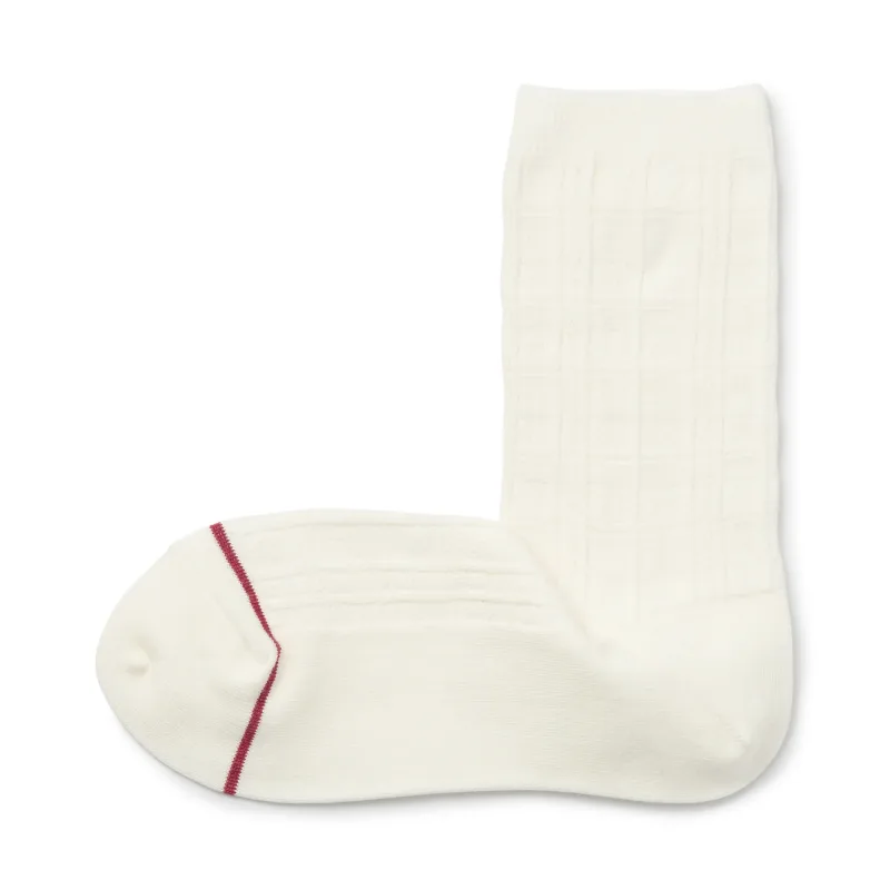 Warm Pile Cotton Patterned Stitch Socks