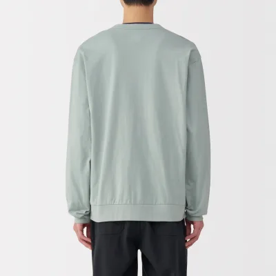Cárdigan de malha de jersey com decote em V para homem