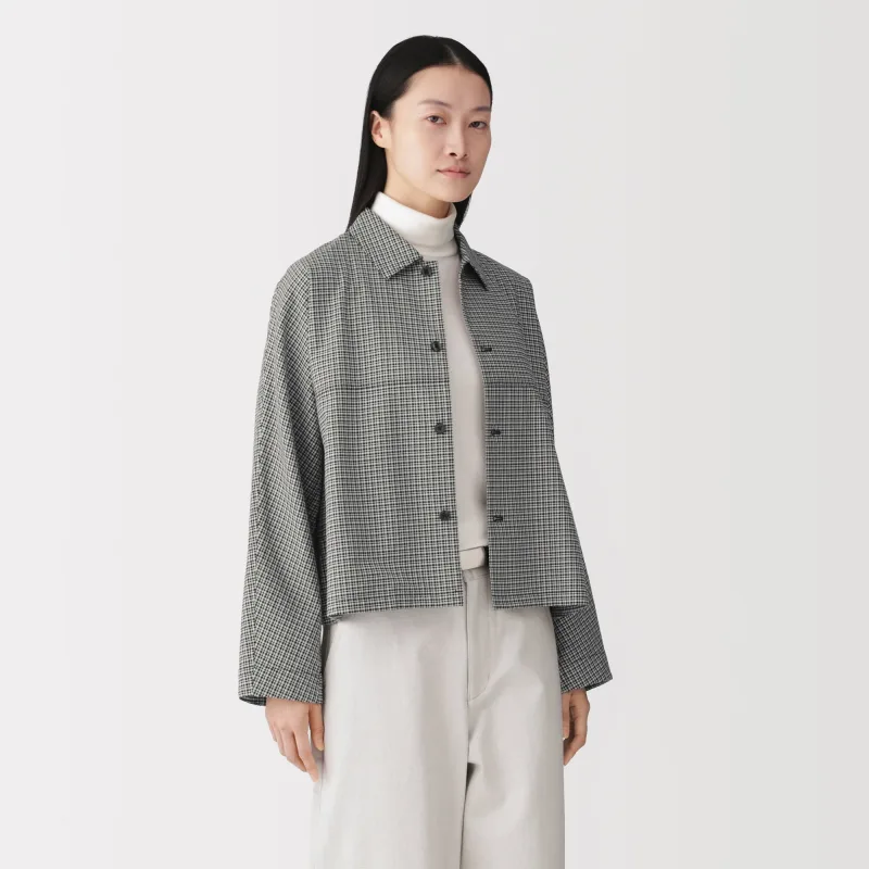 Labo Brushed Cotton Cropped Shirt