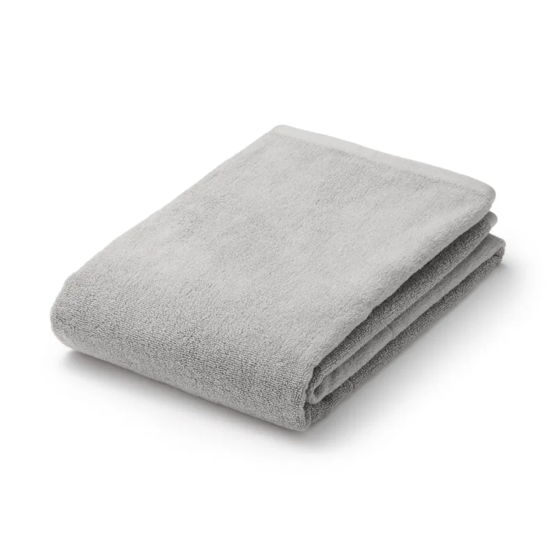 Grande asciugamano da bagno in cotone twin pile con passante