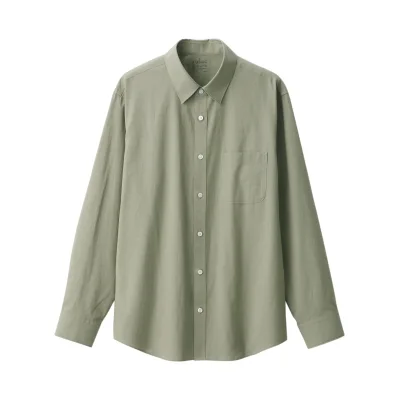 Camisa de sarja lavada para homem