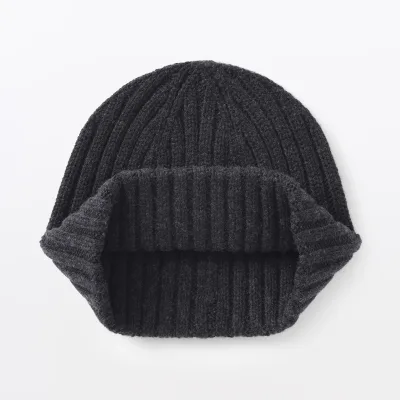 Merino Wool Rib Beanie