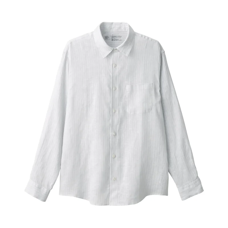 Men's Washed Linen Shirt