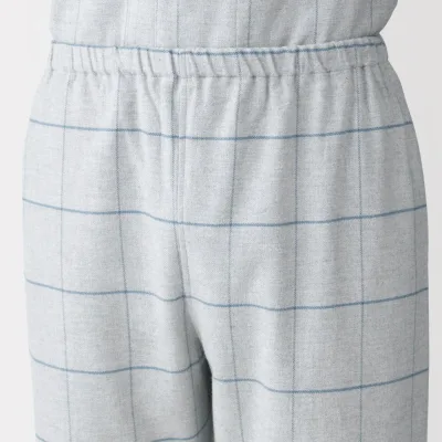 Sidesømløse flanellpyjamaser