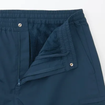 MUJI Men's Windproof Water Repellent Outdoor Pants with Brushed Lining
