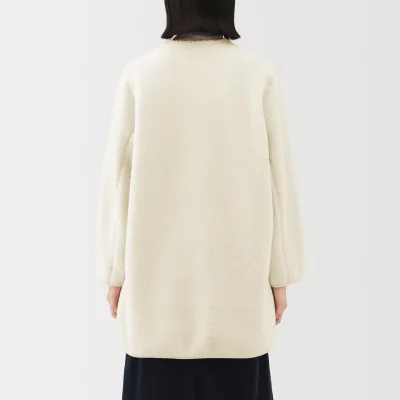 MUJI 보아 플리스 카라리스 코트 (재생 플라스틱 소재)