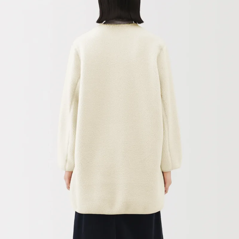 MUJI 보아 플리스 카라리스 코트 (재생 플라스틱 소재)