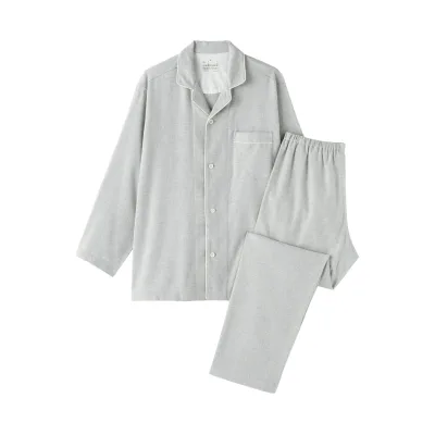 Sidesømløse flanellpyjamaser