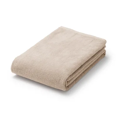 Grande asciugamano da bagno in cotone twin pile con passante