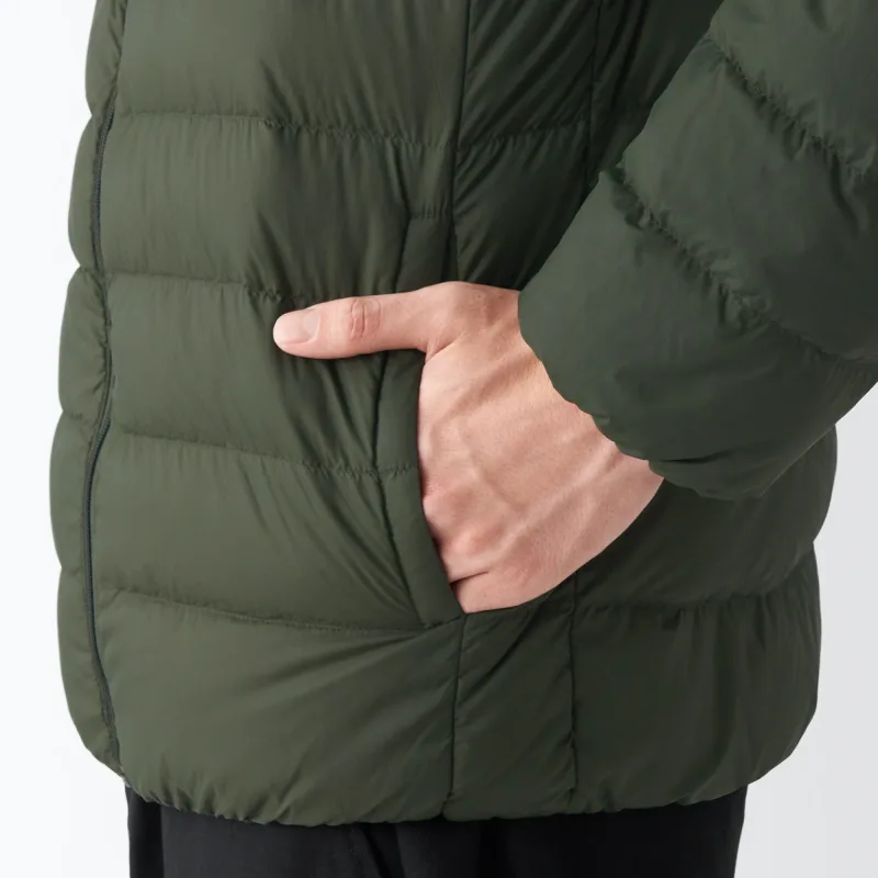 Veste légère en duvet pour homme en nylon recyclé