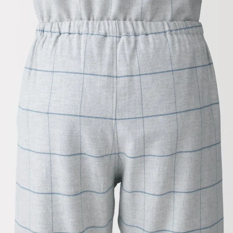 Sidesømløse flanellpyjamaser