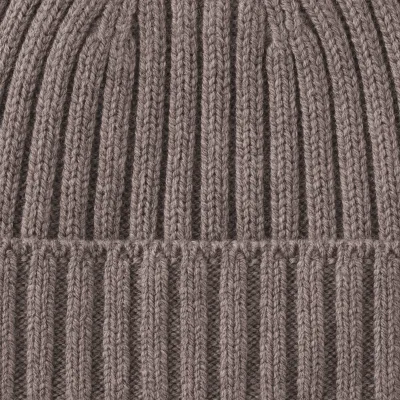 Merino Wool Rib Beanie