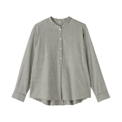法蘭絨企領襯衫