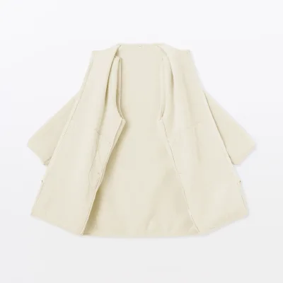 MUJI 보아 플리스 카라리스 코트 (재생 플라스틱 소재)