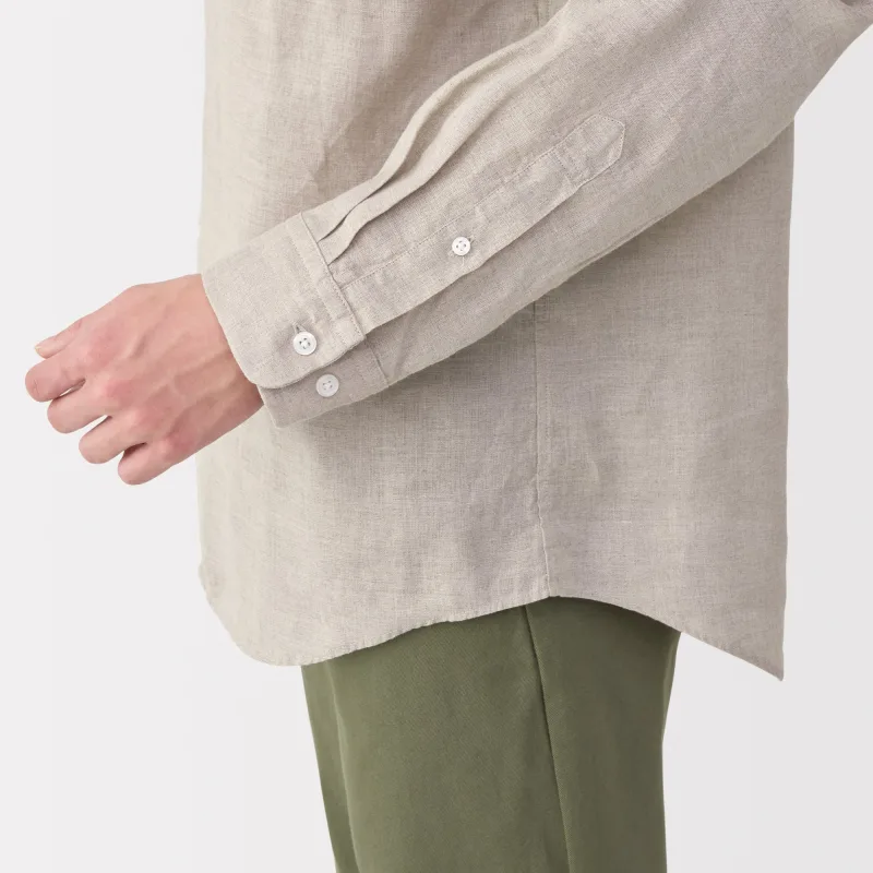 Men's Washed Linen Shirt