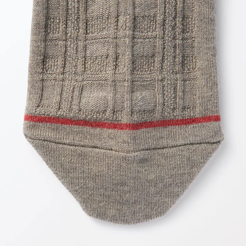 Warm Pile Cotton Patterned Stitch Socks