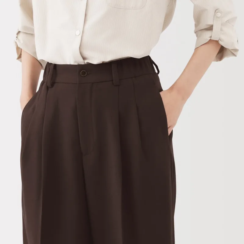 Labo Polyester Twill Wide Pants