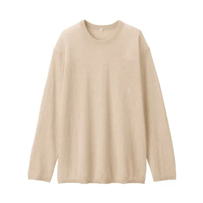 Labo Women's Natural Cashmere Crewneck Sweater