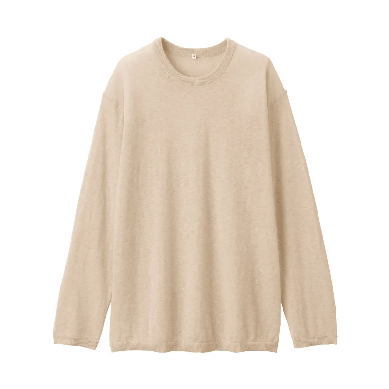 Labo Women's Natural Cashmere Crewneck Sweater