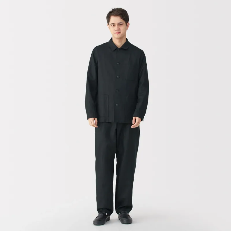 Miesten hamppusekoitus-twill-työpusakka