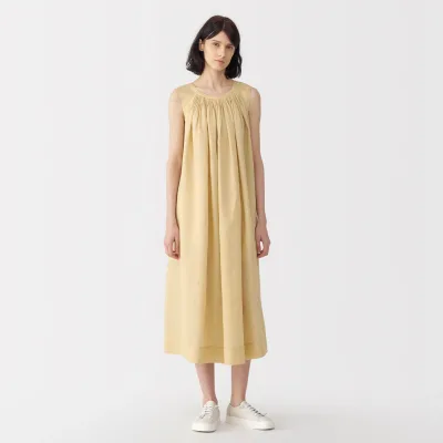 Labo Women's Ramie Fabric Sleeveless Dress