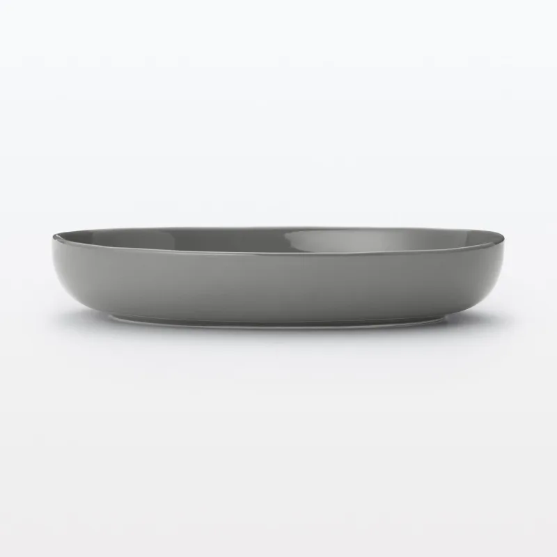 Everyday Tableware Oval Bowl - Gray