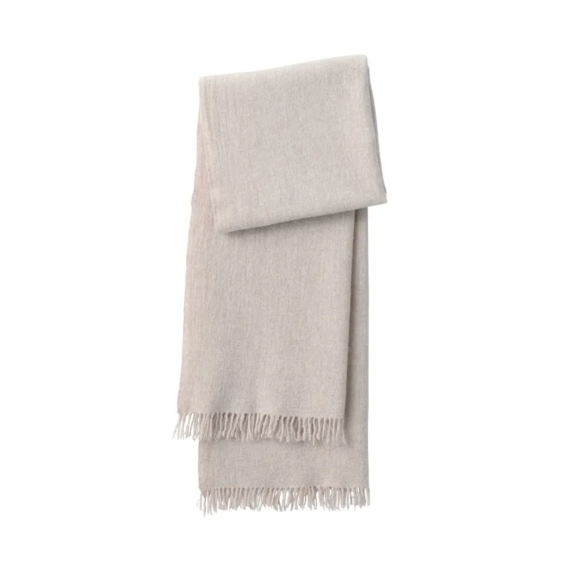 Fluffy Wool Blanket Stole