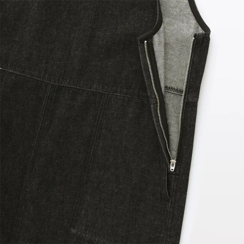 Women's Kapok Blend Denim Jumper Dress