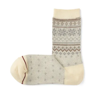 Kaos Kaki Motif Hangat Sudut Siku