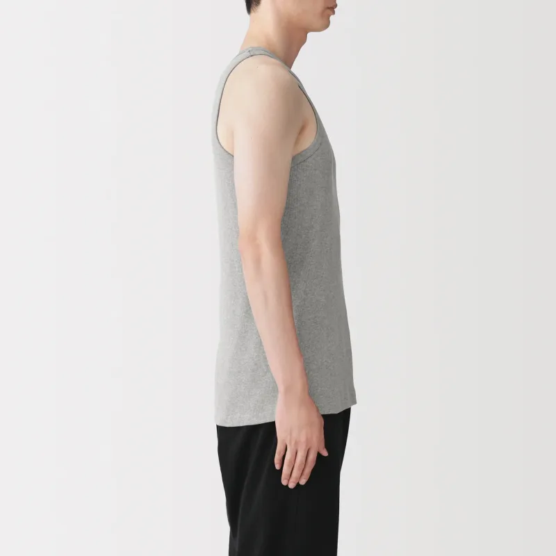 Sideseamløs Rib-Tanktop (2-pak)