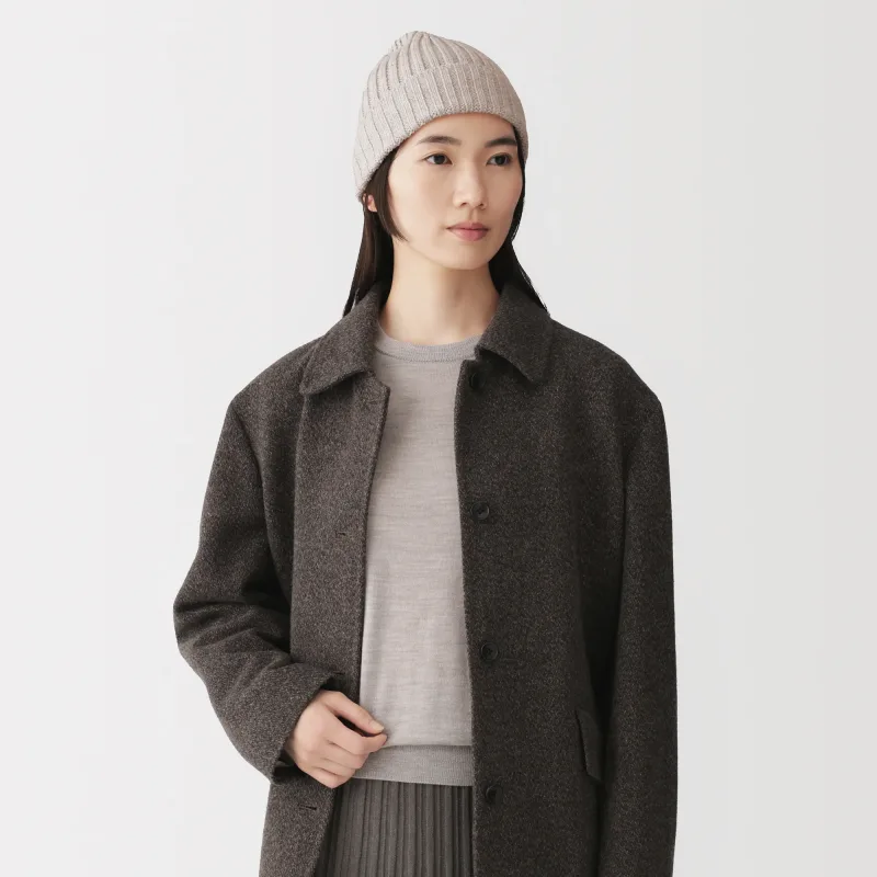Merino Wool Rib Beanie